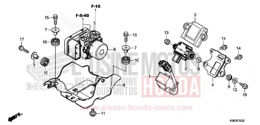 MODULATEUR ABS CBF125NAJ de 2018
